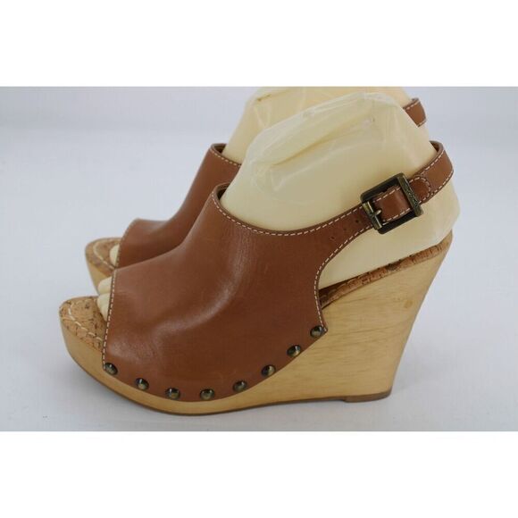 Sam Edelman Camilla Wedge Antique Studded Open Toe Sandals Size 8 - Picture 8 of 10